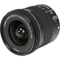 Canon 9519B002 SLR Lenses EF-S 10-18mm f/4.5-5.6 IS STM Lens Black