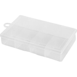 Angling Tackle Plastic 8 Compartments Fishing Lure Bait Storage Box Holder Clear