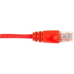 Black Box CAT6PC-004-RD Box Cat6 Value Line Patch Cable, Stranded, Red, 4-Ft. (1.2-M) - Category 6 For Network Device - 4 Ft - 1 X Rj-45 Male.