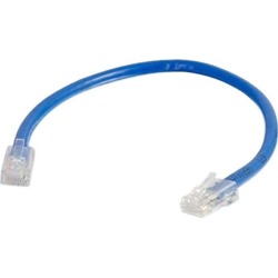 C2G 00962 Cat6 Cable - Non-Booted Unshielded Ethernet Network Patch Cable, Blue (6 Inches)