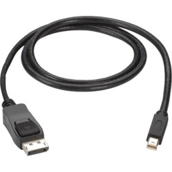 Black Box ENVMDPDP-0003-MM Mini DisplayPort to DisplayPort Cable - Male/Male, 3-ft.