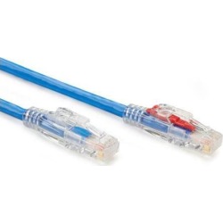 Black Box C6PC70-BL-06 CAT6 550-MHz Stranded Ethernet Patch Cable - Unshielded (UTP), CM PVC, Snagless Boots with Lockable Connectors, Blue, 6 ft.