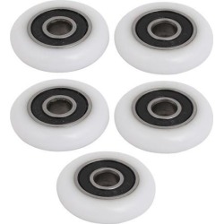 26mmx6mmx6mm Ball Bearing Wheel Sliding Door Pulley Roller 5pcs
