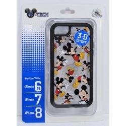 Disney Parks Exclusive Mickey 3-D Effect Apple Iphone 6S/7/8 Cellphone Case NEW