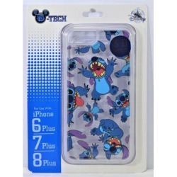 Disney Exclusive Stitch 3D Effect Apple Iphone 6S/7/8 Plus Clear Cellphone Case