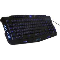 Professional Gaming Keyboard USB Wired Keyboard Mechanical Keyboards for Computer Gamer 3 Color LED Backlight Keyboard HK-M200