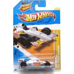 2011 Indycar Oval Course Race Car '12 Hot Wheels 42/247 (White) Vehicle