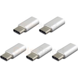 5X Micro USB F to USB Type-C M OTG Adapter for Phone ZTE Axon 7 Mini /Grand X/X3