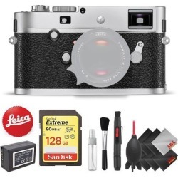 Leica M-P (Typ 240) Digital Rangefinder Camera (Silver) + + Pro Accessory Kit