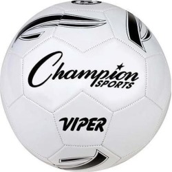 VIPER Soccer Ball, Size 5, White