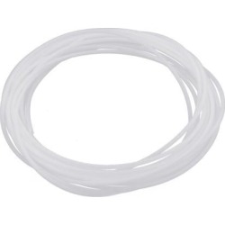 1.8mm x 2.2mm PTFE High Lubricating Ability Tubing 5 Meters 16.4Ft f Electronics