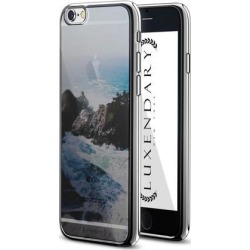 LUXENDARY WAVES & ROCKS SEETHROUGH DESIGN DESIGN CHROME SERIES CASE FOR IPHONE 6/6S PLUS