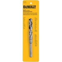B & D DEWALT POWER TOOLS 9/16' Black Oxide Reduced Shank Drill Bit
