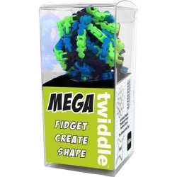 Mega Twiddle 175-Piece Fidget Toy: Multi Blue