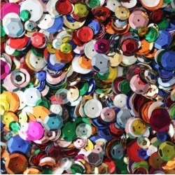 BULK CRAFT CUP SEQUINS MIXED COLORS and SIZES Great Big Pack Over 5,000 sequins