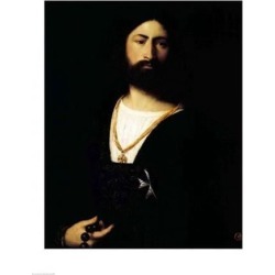 Posterazzi BALXJL60899LARGE Knight of The Order of Malta Poster Print by Titian - 24 x 36 in. - Large