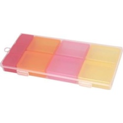 Unique Bargains Plastic 9 Compartments Vitamin Box Pill Case Holder Container Daily Medication