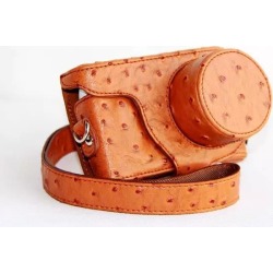 Leather Camera case Bag Cover For Samsung NX Mini Camera With 9-27mm Lens