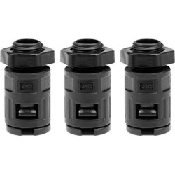 Cable Gland Corrugated Tube Connector AD10 Pipe Joint Clamps M12 Screw 3Pcs