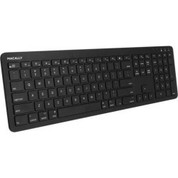 Macally Black 110-Key Slim Wireless RF keyboard for Mac
