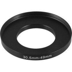 Unique Bargains Unique Bargains Camera Parts 30.5mm to 49mm Lens Filter Step Up Ring Adapter Black