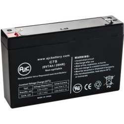 APC SmartUPS SC 450 w/Network Management Card SC450R1X542 6V 7Ah UPS Battery - This is an AJC Brand Replacement