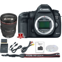 Canon EOS 5D Mark III DSLR Camera (Body Only) (International Model) with 24-105mm f/4L Lens Kit