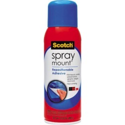 Scotch Spray Mount Artist's Adhesive, 10.25 oz, Repositionable Aerosol