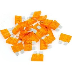 Unique Bargains 40A Car Truck Motorcycle Fast Acting Blade Fuse Orange 25 Pcs