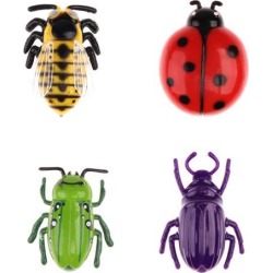 Electric Simulation Insect Crawl Vibration Toy Play Trick Cicada Beetle Toy