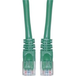 CableWholesale Cat6 Ethernet Patch Cable Snagless Molded Boot 10 foot - Green