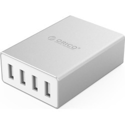 ORICO ASK-4U-US 4-Port USB Desktop Charger Ports with Fast Charging Technology for iPhone 7/7Puls/6S/6S P/5SE/iPad/LG /Samsung/HTC/Nexus and More -
