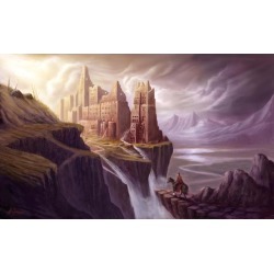 Castle Ruins Poster Print by Anthony Christou (21 x 13)