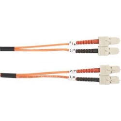 Black Box FO625-010M-SCSC Box 62.5-Micron Multimode Value Line Patch Cable, Sc-Sc, 10-M (32.8-Ft.) - Fiber Optic For Network Device - 32.81 Ft - 2.