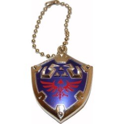 Legend of Zelda Skyward Sword Metal Hyrule Shield Keychain/Clip On