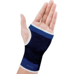 Unique Bargains 2 Pcs Elastic Sports Palm Protector Wrist Brace Support Size S
