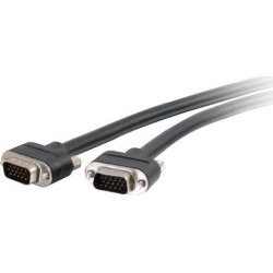 C2G 50219 VGA Cable - Select VGA Video Cable M/M, In-Wall CMG-Rated, Black (75 Feet, 22.86 Meters)
