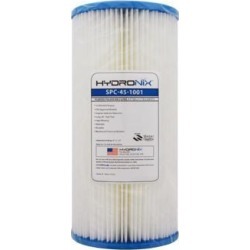 Hydronix Spc-45-1001 10-Inch X 4.5-Inch Pleated Sediment Water Filter 1 Micron