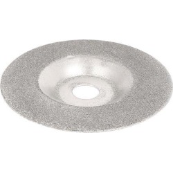 Unique Bargains 100mm 4' Dia Granite Ceramic Glass Diamond Coated Concave Grinding Wheel Disc