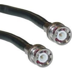 CableWholesale 10X4-02106 BNC RG6 Coaxial Cable Black BNC Male UL rated 6 foot
