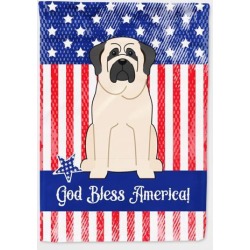 Patriotic USA Mastiff White Flag Garden Size BB3012GF