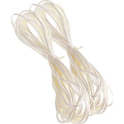 2pcs 5 Meters Wax Cord String Thread Line for Bracelet Necklace Beads Beige