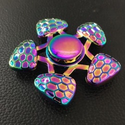 Five Side Multicolor Fidget Hand Spinner Toys Stress Reducer Anti-Anxiety Finger Toy Gifts
