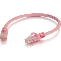 Cables to Go 6-Inch Cat6 Snagless Unshielded Network Patch Cable, Pink (960)