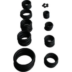 50 Pieces Scuba Diving O Ring Kit for Dive BCD Regulator Hose Tank Valve