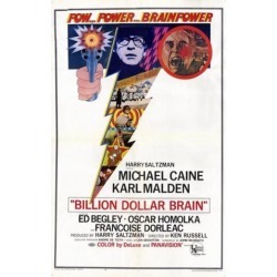 Posterazzi MOVCF7388 Billion Dollar Brain Movie Poster - 27 x 40 in.
