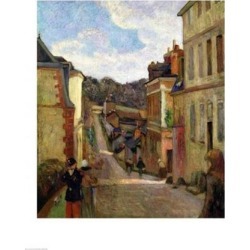 Posterazzi BALBAL76298LARGE A Suburban Street 1884 Poster Print by Paul Gauguin - 24 x 36 in. - Large