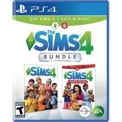 Sims 4 + Sims 4 Cats & Dogs Bundle - PlayStation 4