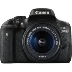 New CANON EOS 750D DSLR Camera + EF-S 18-55mm Lens