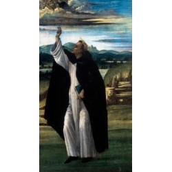 Posterazzi SAL261850 Saint Dominic 1490s Sandro Botticelli 1444-1510 Italian Hermitage Museum St Petersburg Russia Print - 18 x 24 in.